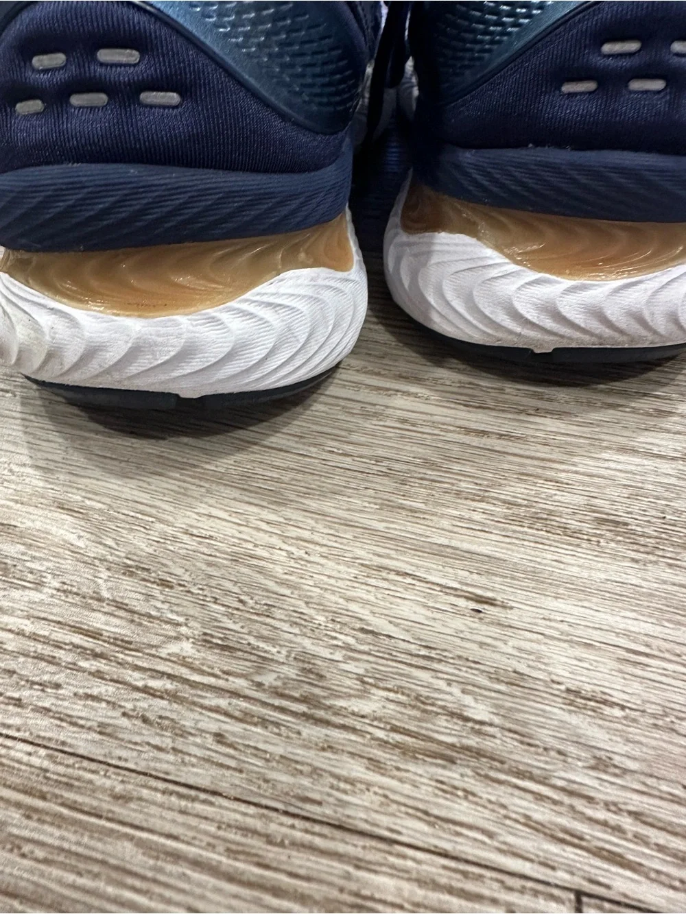 Asics Navy and White Gel Nimbus Men's Running Sneakers
